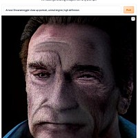 Arnold Shwarzenegger unreal dallemini 2022-7-13 0-7-19