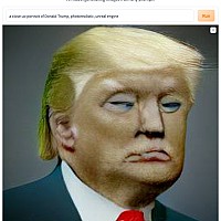 Donald Trump photorealistic dallemini 2022-7-7 22-12-10